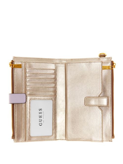 Guess Laurel Quattro G Double-Zip Organizer Maro | GUESS-SN30146