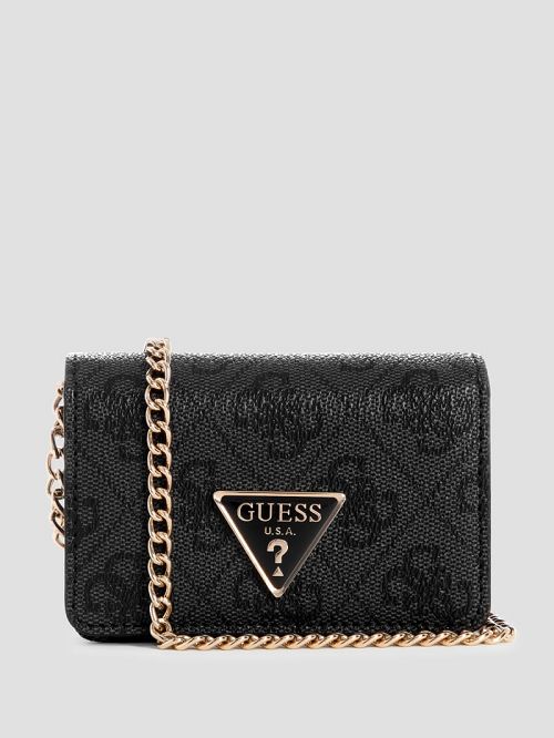 Guess Laurel Quattro G Micro Mini Bag Negrii | GUESS-SN29019