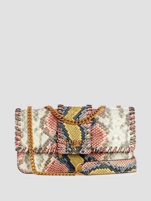 Guess Libera Python Convertible Crossbody Roz | GUESS-SN28778