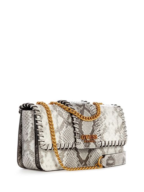 Guess Libera Python Convertible Crossbody Maro | GUESS-SN28781