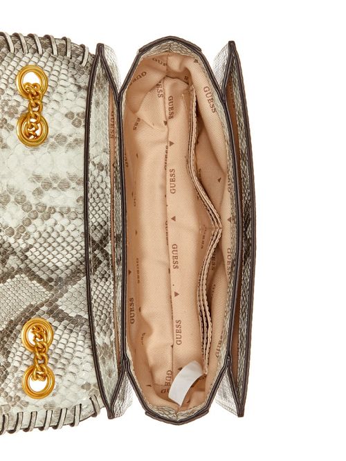 Guess Libera Python Convertible Crossbody Maro | GUESS-SN28781