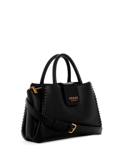 Guess Libera Small Girlfriend Satchel Negrii | GUESS-SN29297