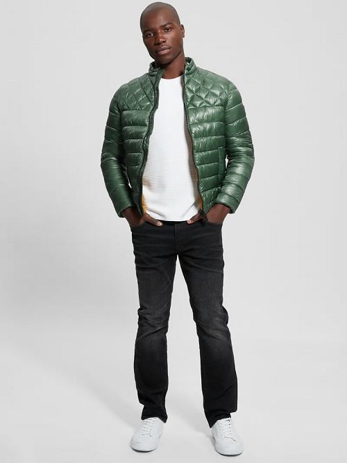 Guess Lightweight Puffer Jacket Verzi | GUESS-SN30830