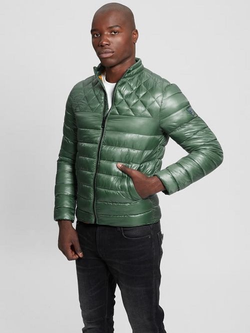 Guess Lightweight Puffer Jacket Verzi | GUESS-SN30830