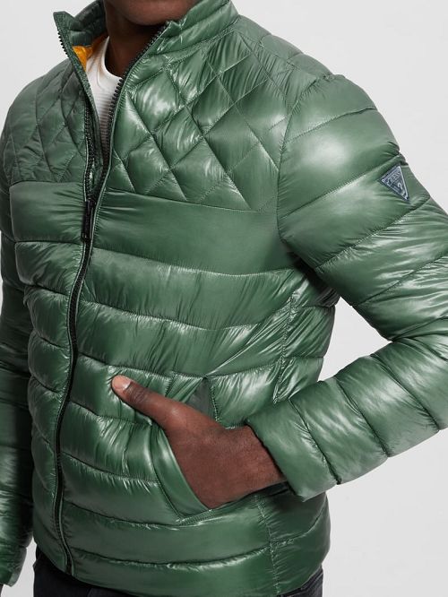 Guess Lightweight Puffer Jacket Verzi | GUESS-SN30830