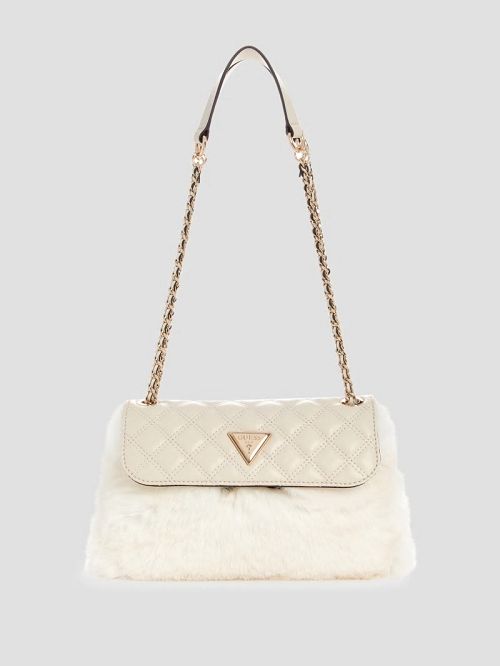Guess Lise Convertible Crossbody Albi | GUESS-SN29093