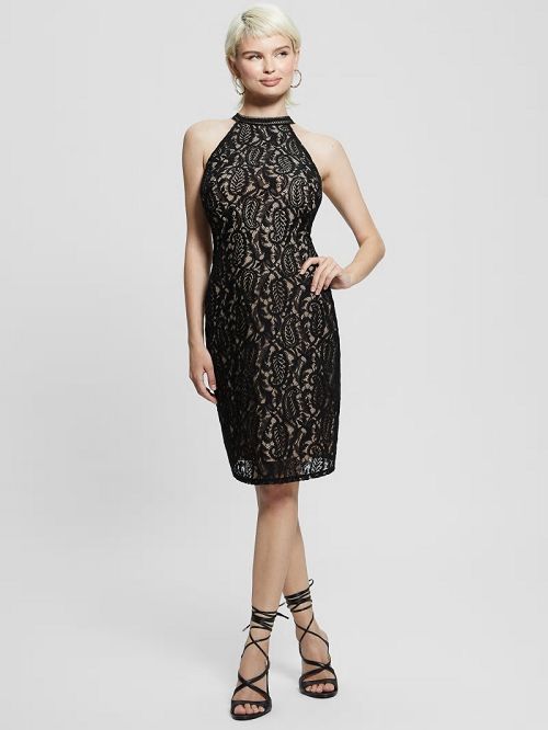Guess Liza Mini Dress Negrii | GUESS-SN26770
