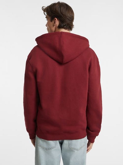 Guess Logo Patch Zip-Up Hoodie Rosii | GUESS-SN30925