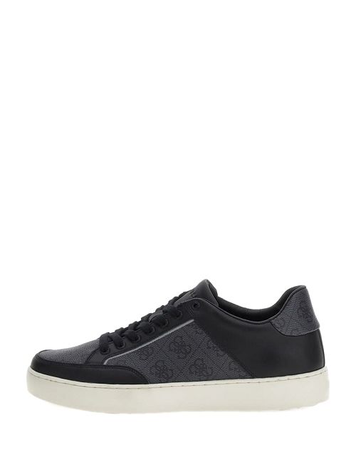Guess Logo Side Panel Low-Top Sneakers Negrii | GUESS-SN31885
