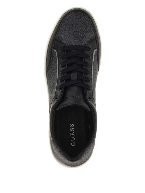 Guess Logo Side Panel Low-Top Sneakers Negrii | GUESS-SN31885
