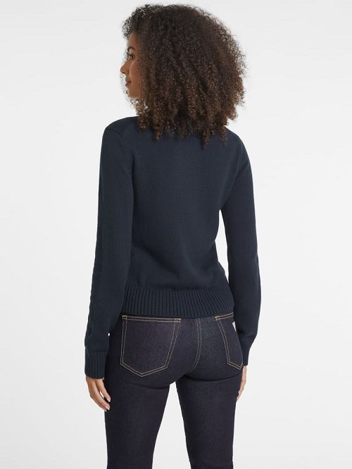 Guess Logo Sweater Albastri | GUESS-SN27752