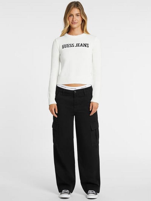 Guess Logo Sweater Albi | GUESS-SN27435