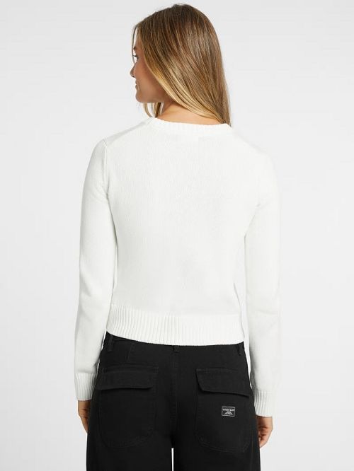 Guess Logo Sweater Albi | GUESS-SN27435