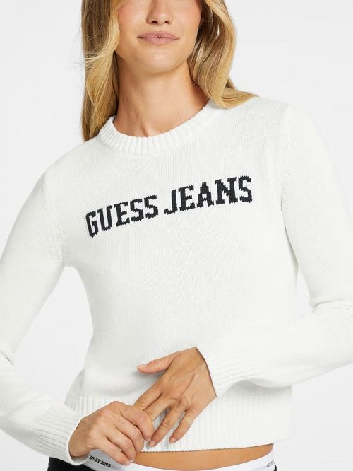 Guess Logo Sweater Albi | GUESS-SN27784
