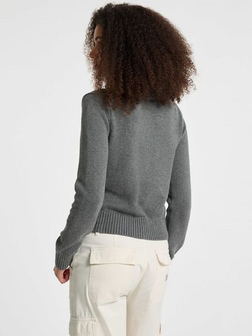 Guess Logo Sweater Gri | GUESS-SN27383