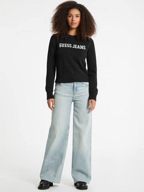 Guess Logo Sweater Negrii | GUESS-SN27384