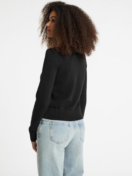 Guess Logo Sweater Negrii | GUESS-SN27384
