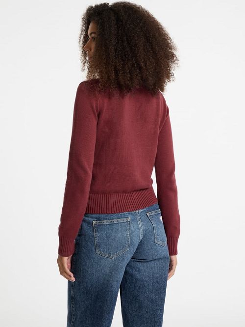 Guess Logo Sweater Rosii | GUESS-SN27299