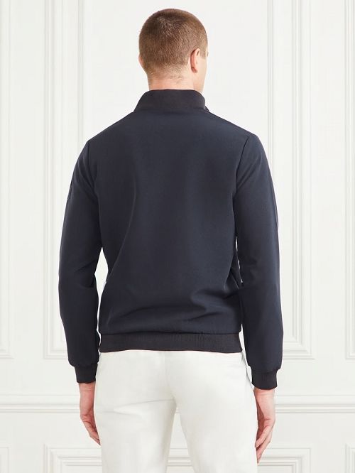Guess Logo Zip-Up Jacket Albastri | GUESS-SN30721