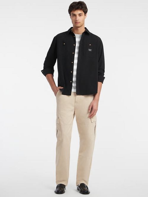 Guess Long-Sleeve Pocket Shirt Negrii | GUESS-SN31167