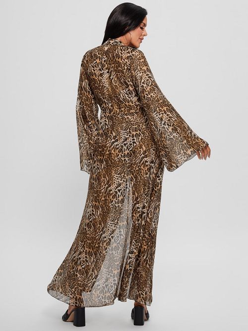 Guess Long Silk-Blend Kimono Maro | GUESS-SN28553