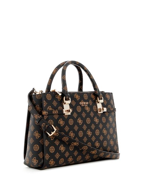 Guess Loralee Status Satchel Maro | GUESS-SN29266