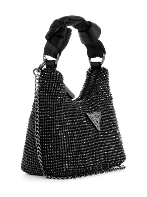 Guess Lua Mini Hobo Negrii | GUESS-SN29040