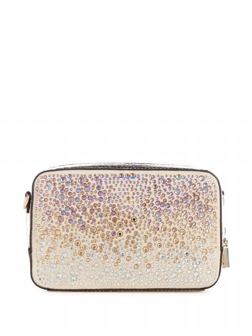 Guess Lua Rhinestone Mini Crossbody Aurii | GUESS-SN28856