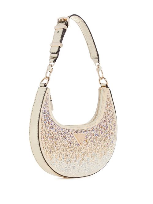 Guess Lua Rhinestone Shoulder Bag Aurii | GUESS-SN29142