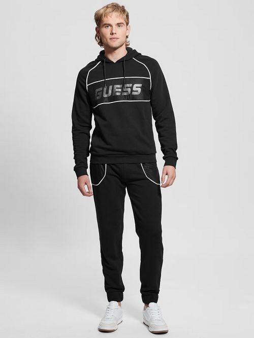 Guess Lugh Cuffed Joggers Negrii | GUESS-SN31392