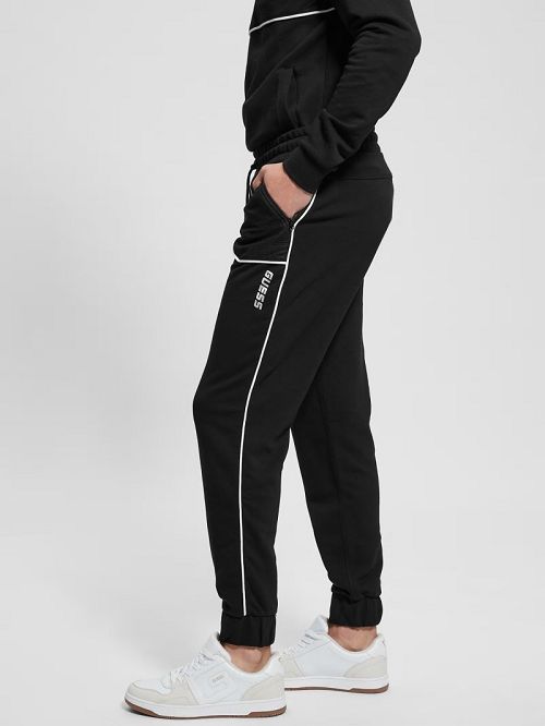 Guess Lugh Cuffed Joggers Negrii | GUESS-SN31392