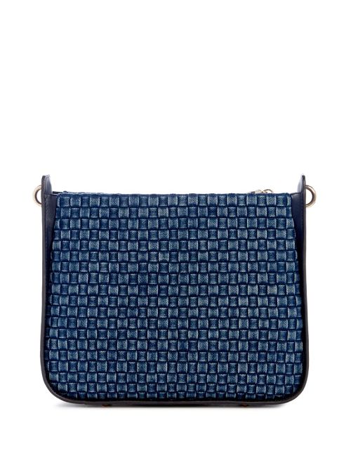 Guess Majka Denim Hobo Bag Albastri | GUESS-SN28949
