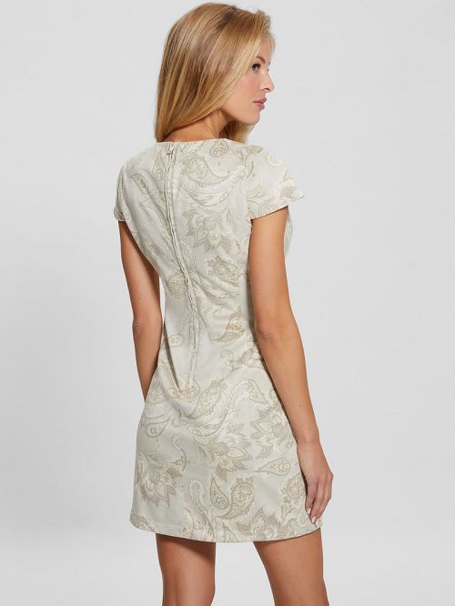 Guess Manuela Faux-Suede Dress Bej | GUESS-SN26979