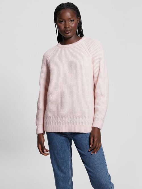 Guess Margot Cable-Knit Sweater Roz | GUESS-SN27683