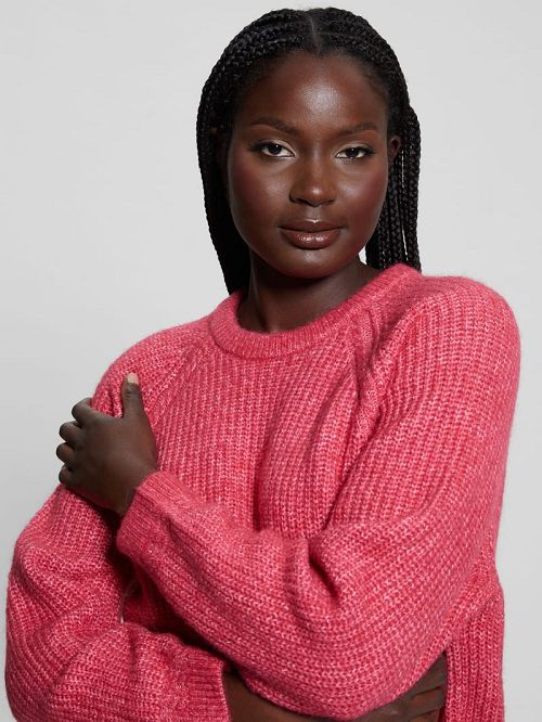 Guess Margot Cable-Knit Sweater Roz | GUESS-SN27764