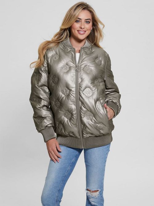 Guess Marianne Quattro G Flight Jacket Maro | GUESS-SN27917