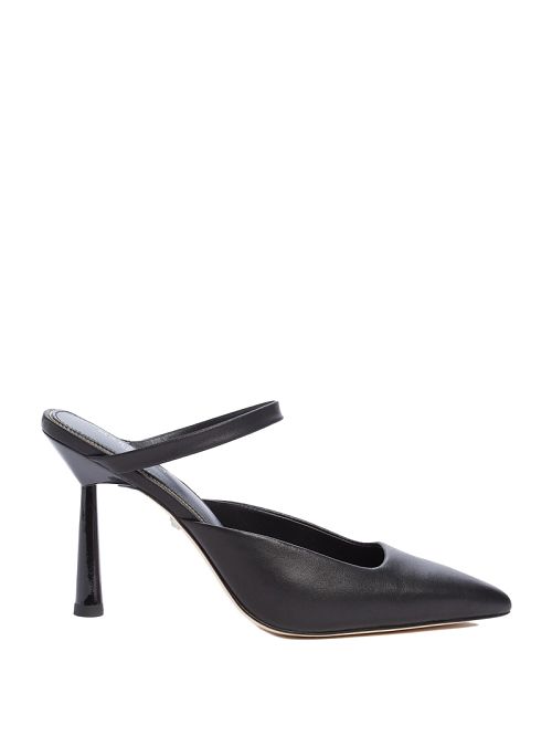 Guess Marni Leather Mule Negrii | GUESS-SN29744