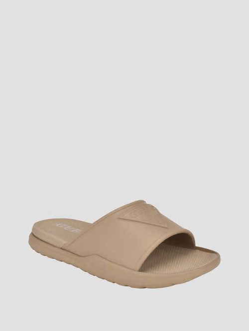 Guess Marock Pool Slides Bej | GUESS-SN31918