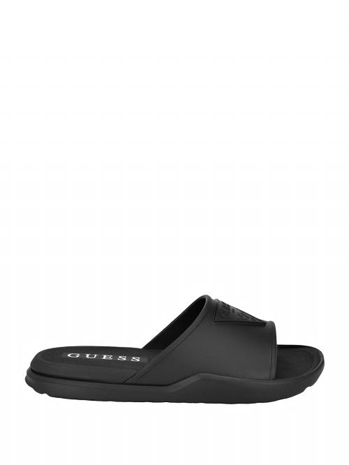 Guess Marock Pool Slides Negrii | GUESS-SN31915