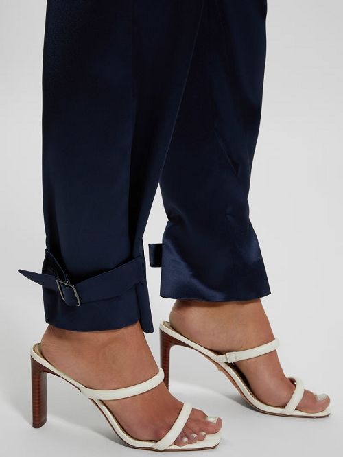 Guess Marzia Satin Joggers Albastri | GUESS-SN28325