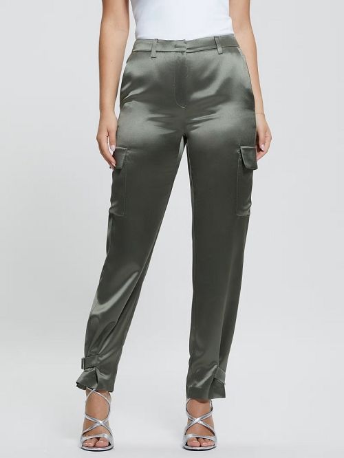 Guess Marzia Satin Joggers Verzi | GUESS-SN28313