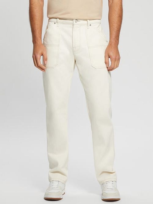 Guess Mason Straight Jeans Albi | GUESS-SN30373