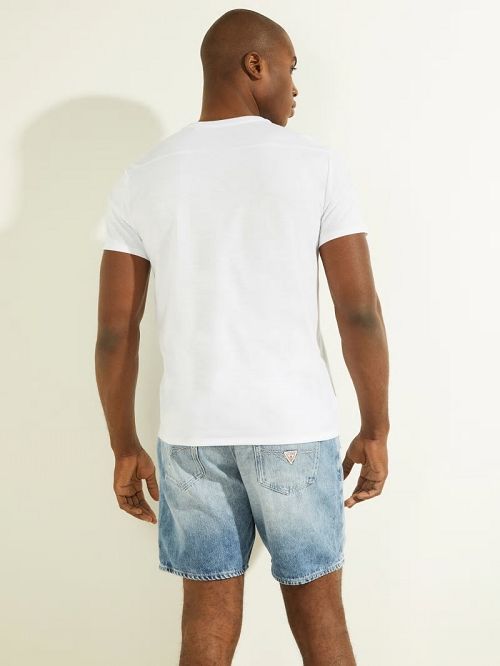 Guess Mason V-Neck Tee Albi | GUESS-SN30553