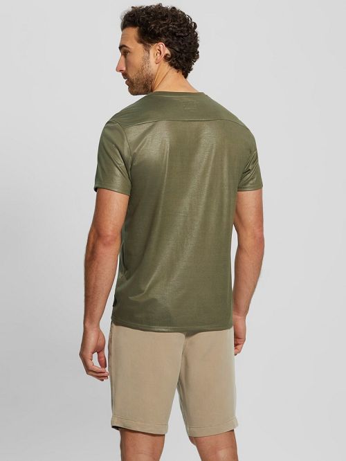 Guess Mason Yoke V-Neck Tee Verzi | GUESS-SN30536