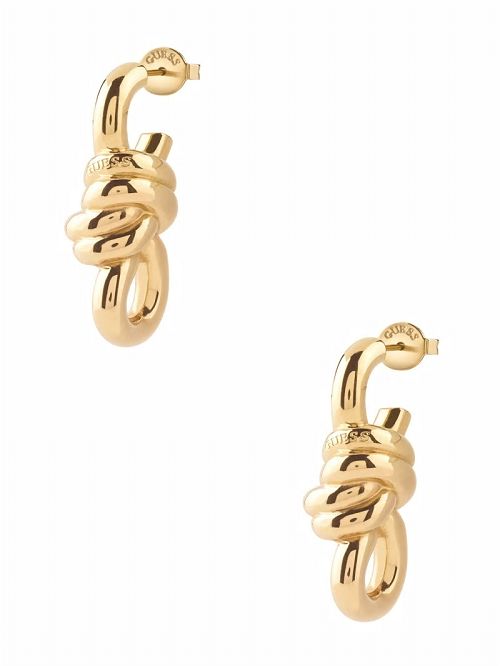 Guess Maxi Knot Huggie Earrings Aurii | GUESS-SN30277