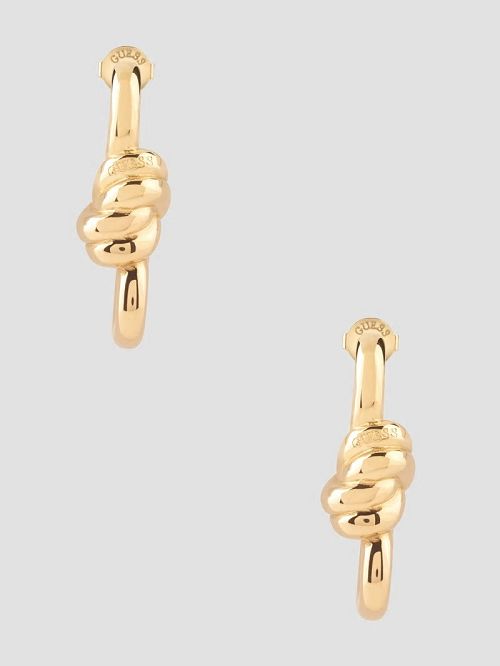 Guess Maxi Knot Huggie Earrings Aurii | GUESS-SN30277