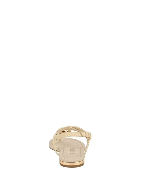 Guess Meaa Chain T-Strap Sandals Bej | GUESS-SN29624