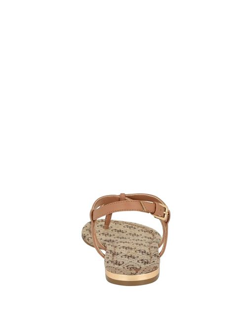 Guess Meaa Chain T-Strap Sandals Maro | GUESS-SN29608