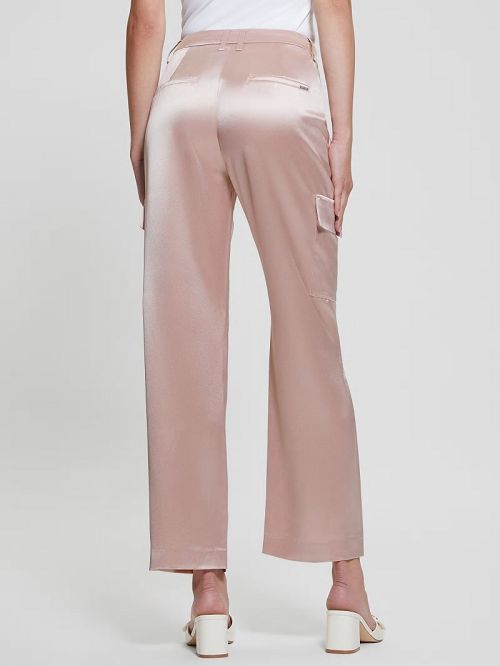 Guess Megan Cargo Satin Pants Roz | GUESS-SN28316