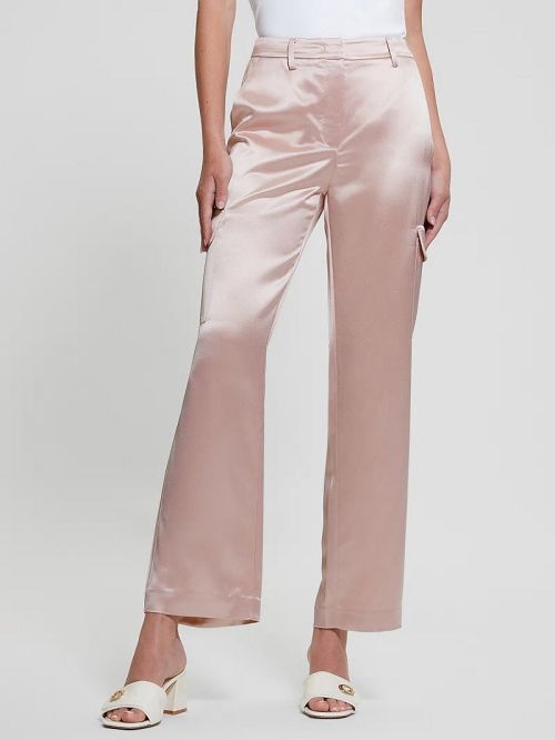 Guess Megan Cargo Satin Pants Roz | GUESS-SN28316
